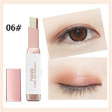 Double Color Eyeshadow Stick Stereo Gradien Shimmer Color Eye Shadow Cream Pen Eye Makeup Palette Cosmetics