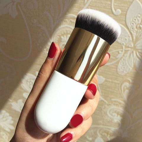 2018 New Chubby Pier Foundation Brush Flat Cream Makeup Brushes Professional Cosmetic Make-up Brush Dropshipping