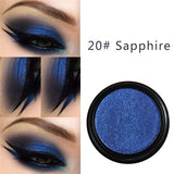 PHOERA Makeup Glitter Eyeshadow Pallete Pigment Shimmer Powder Makeup Water-Resistant Maquillaje Random Color Brush TSLM1
