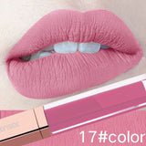 24 Color Make Up Liquid Lipstick Waterproof Mate Red Lip Long Lasting Ultra Matte Lip Gloss Black Blue Nude Lipstick