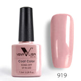 #61508 Venalisa Gel Nail 7.5 ml Top Coat Top + Base Coat Foundation for UV Gel Polish Best on Ali New Style Nail Lacquer Varnish