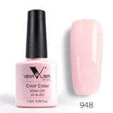 #61508 Venalisa Gel Nail 7.5 ml Top Coat Top + Base Coat Foundation for UV Gel Polish Best on Ali New Style Nail Lacquer Varnish