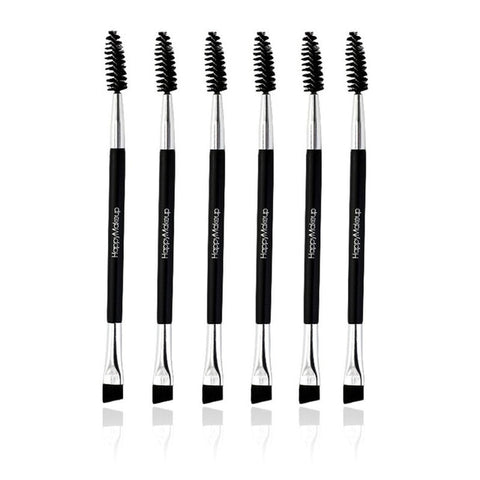 2018 NEW Eyebrow Brush Beauty Makeup Wood Handle Eyebrow Brush Eyebrow Comb Double Ended Brushes Brushes Make Up 1031 X23 1.5 10