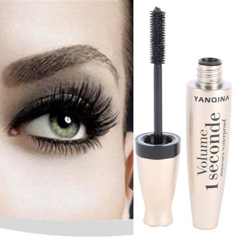 3D Fiber Mascara Long Eyelash Silicone Brush Curving Lengthening Mascara Waterproof Makeup eye Cosmetic