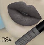 Brand Beauty Makeup Lipgloss Waterproof Long Lasting Matt Lip Gloss Pigment Blue Black Velvet Lipstick Liquid Matte Make up