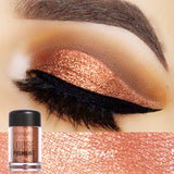 FOCALLURE 18 Colors Glitter Eye Shadow Cosmetic Makeup Diamond Lips Loose Makeup Eyes Pigment Powder Comestic Single Eye Shadow