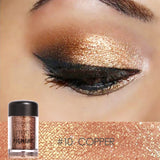 FOCALLURE 18 Colors Glitter Eye Shadow Cosmetic Makeup Diamond Lips Loose Makeup Eyes Pigment Powder Comestic Single Eye Shadow