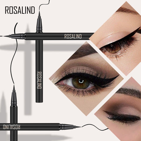 ROSALIND Eyeliner Arrow For Eyes Pencil Makeup Black Waterproof Eyeshadow Glitter Long-lasting Cosmetics Shiny Pen Eye Liner